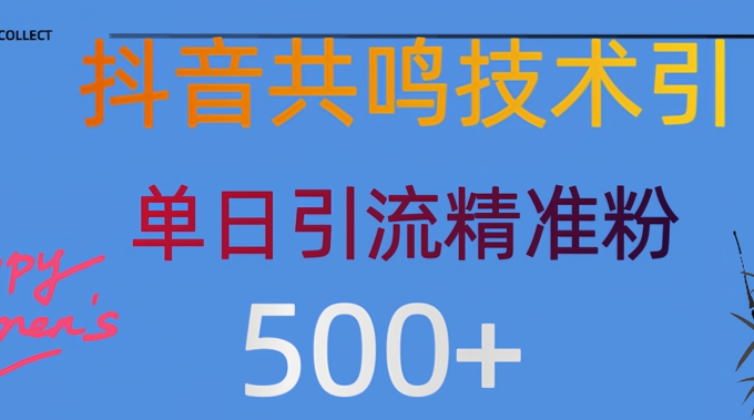 抖音情感引流创业粉，自然低成本，日引500+-柚子网创