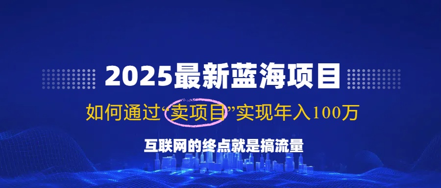 （14305期）2025最新蓝海项目，零门槛轻松复制，月入10万+，新手也能操作！-柚子网创